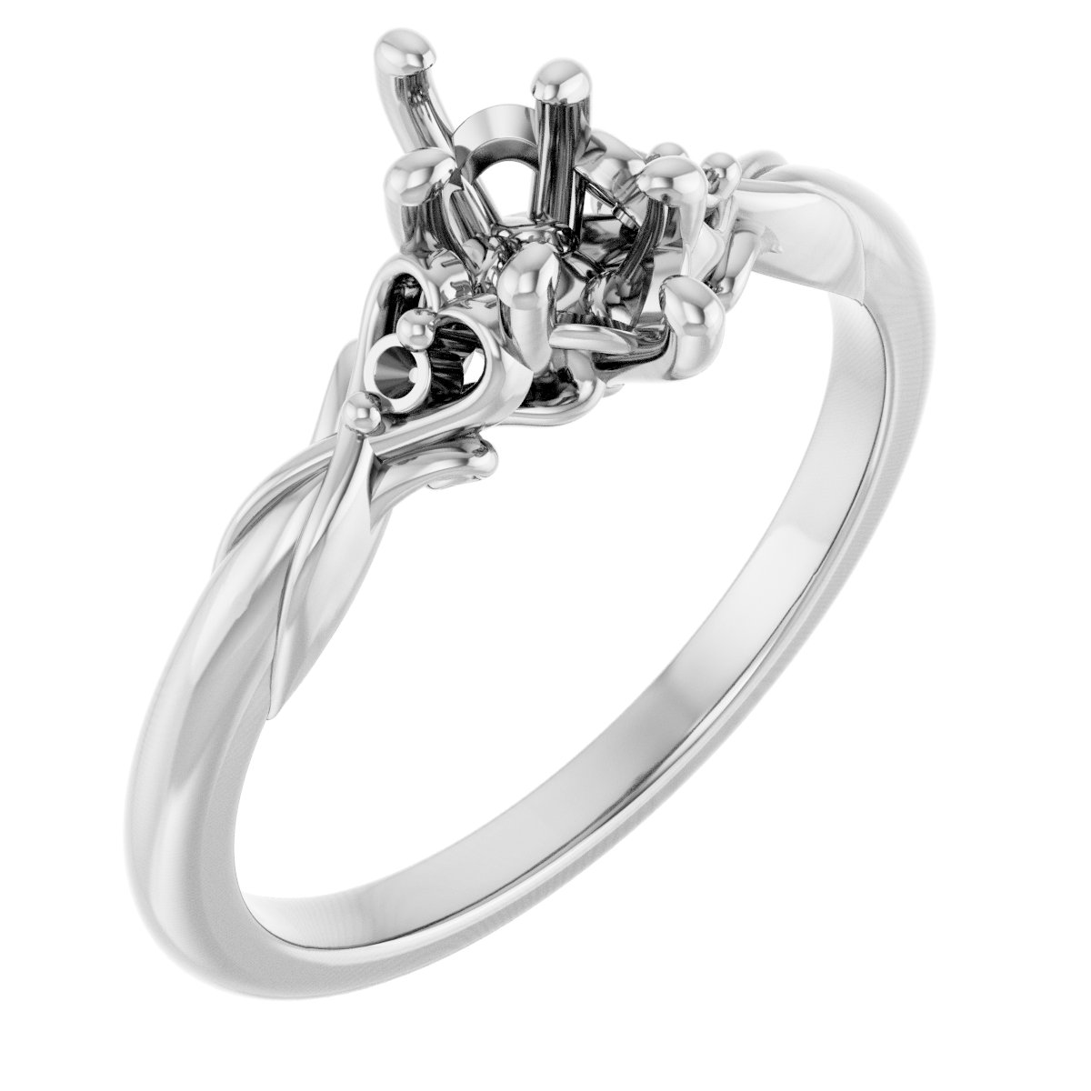 Accented Engagement Ring
