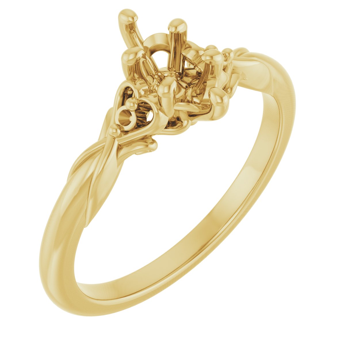 Accented Engagement Ring