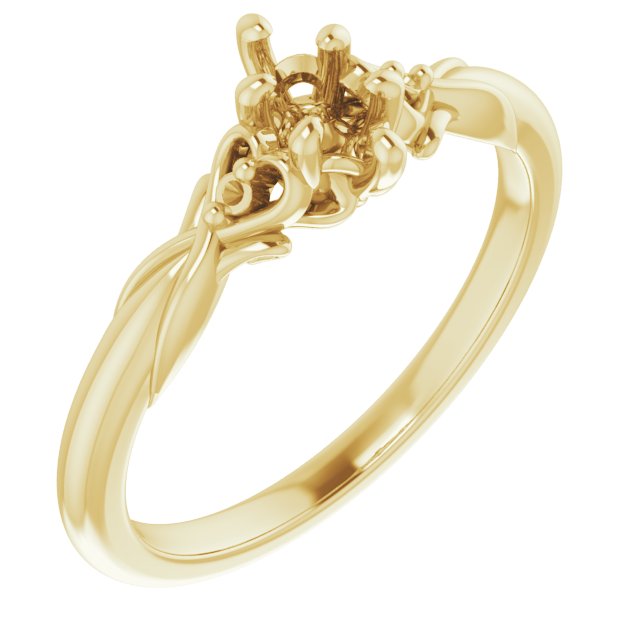 Accented Engagement Ring