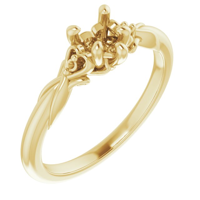 14k Yellow Gold