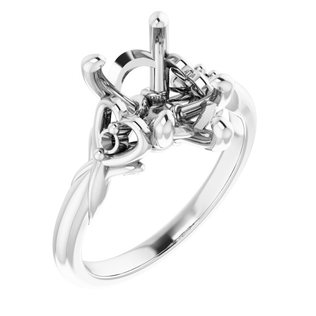 Accented Engagement Ring