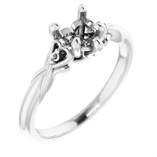 Accented Engagement Ring