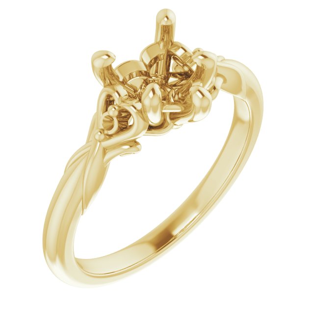 Accented Engagement Ring
