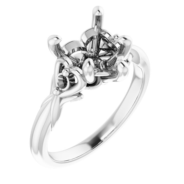Accented Engagement Ring