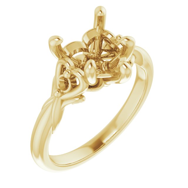 Accented Engagement Ring