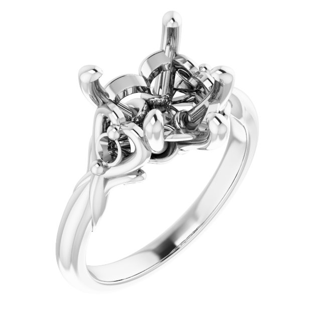 Accented Engagement Ring