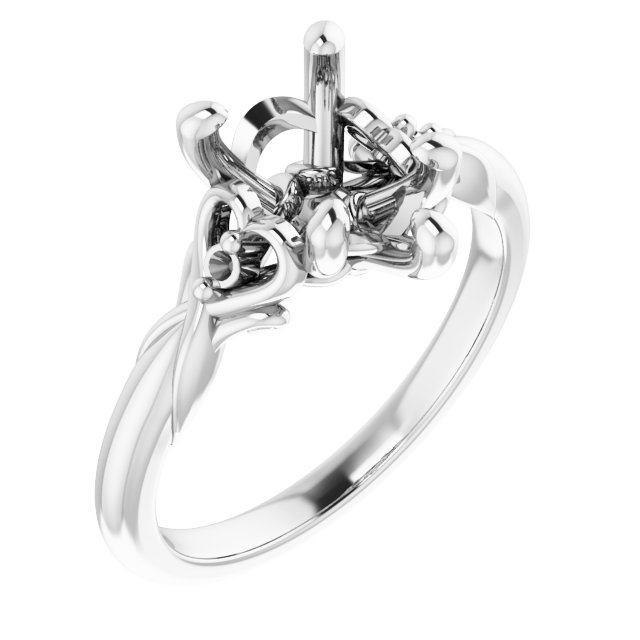 Accented Engagement Ring