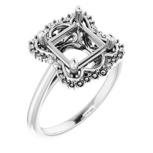 Halo-Style Engagement Ring