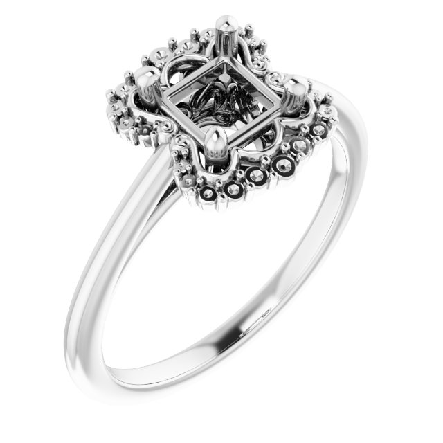Halo-Style Engagement Ring