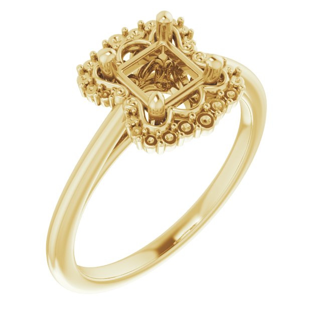 Halo-Style Engagement Ring