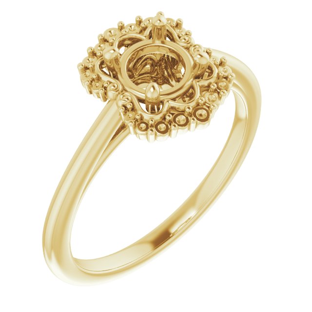 Halo-Style Engagement Ring