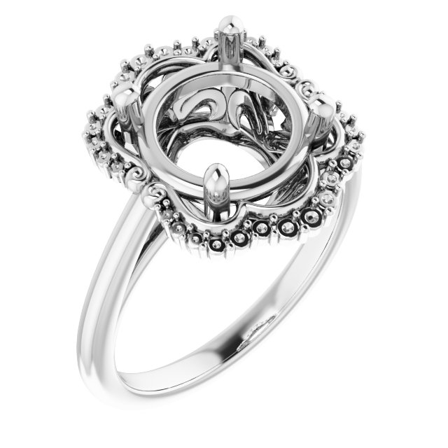 Halo-Style Engagement Ring