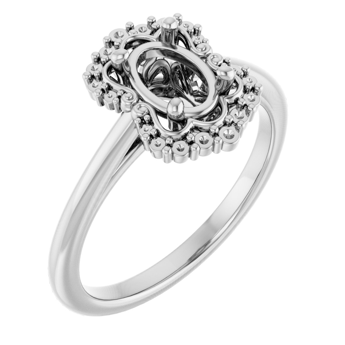 Halo-Style Engagement Ring