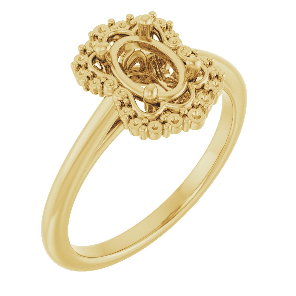 Halo-Style Engagement Ring