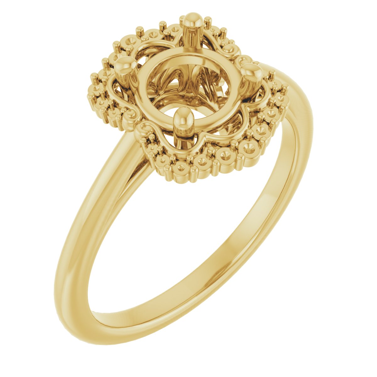 Halo-Style Engagement Ring