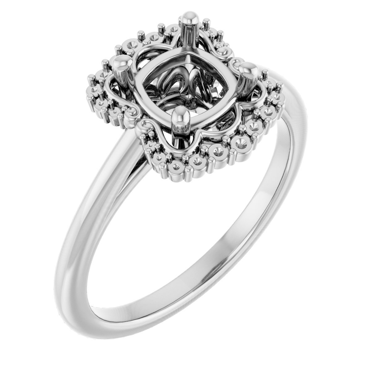 Halo-Style Engagement Ring