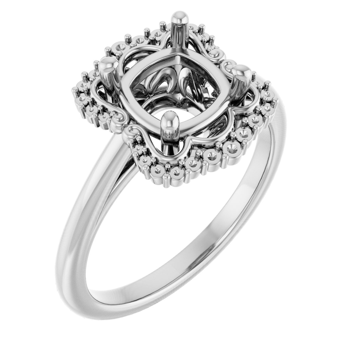Halo-Style Engagement Ring