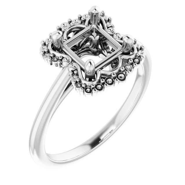 Halo-Style Engagement Ring