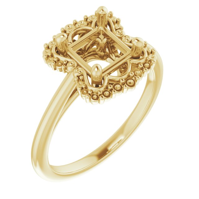 Halo-Style Engagement Ring
