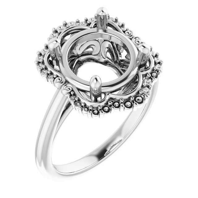 Halo-Style Engagement Ring