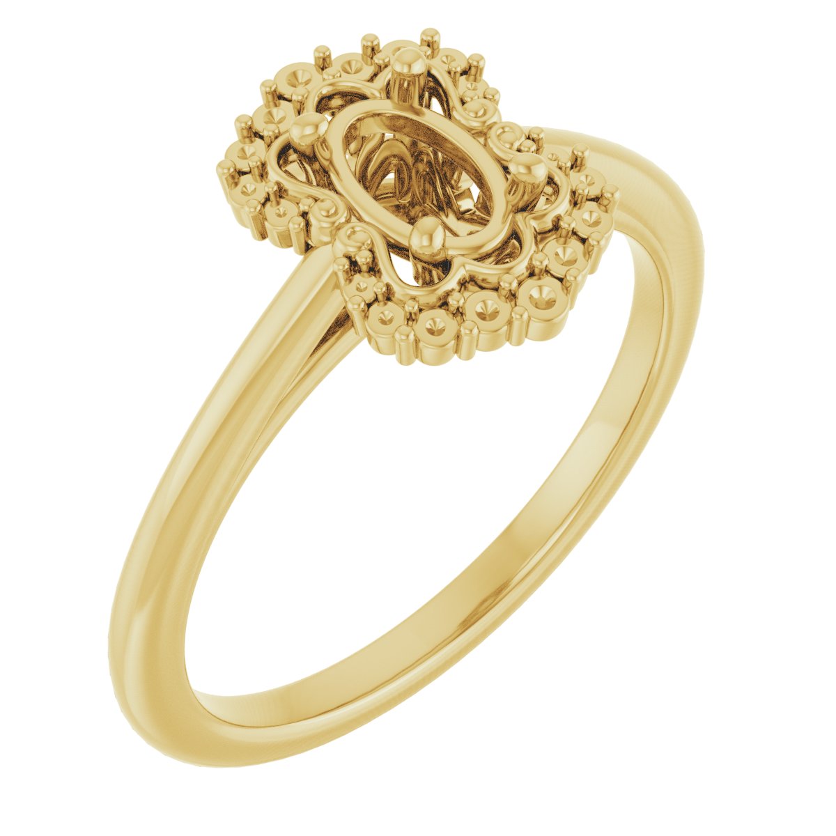 Halo-Style Engagement Ring