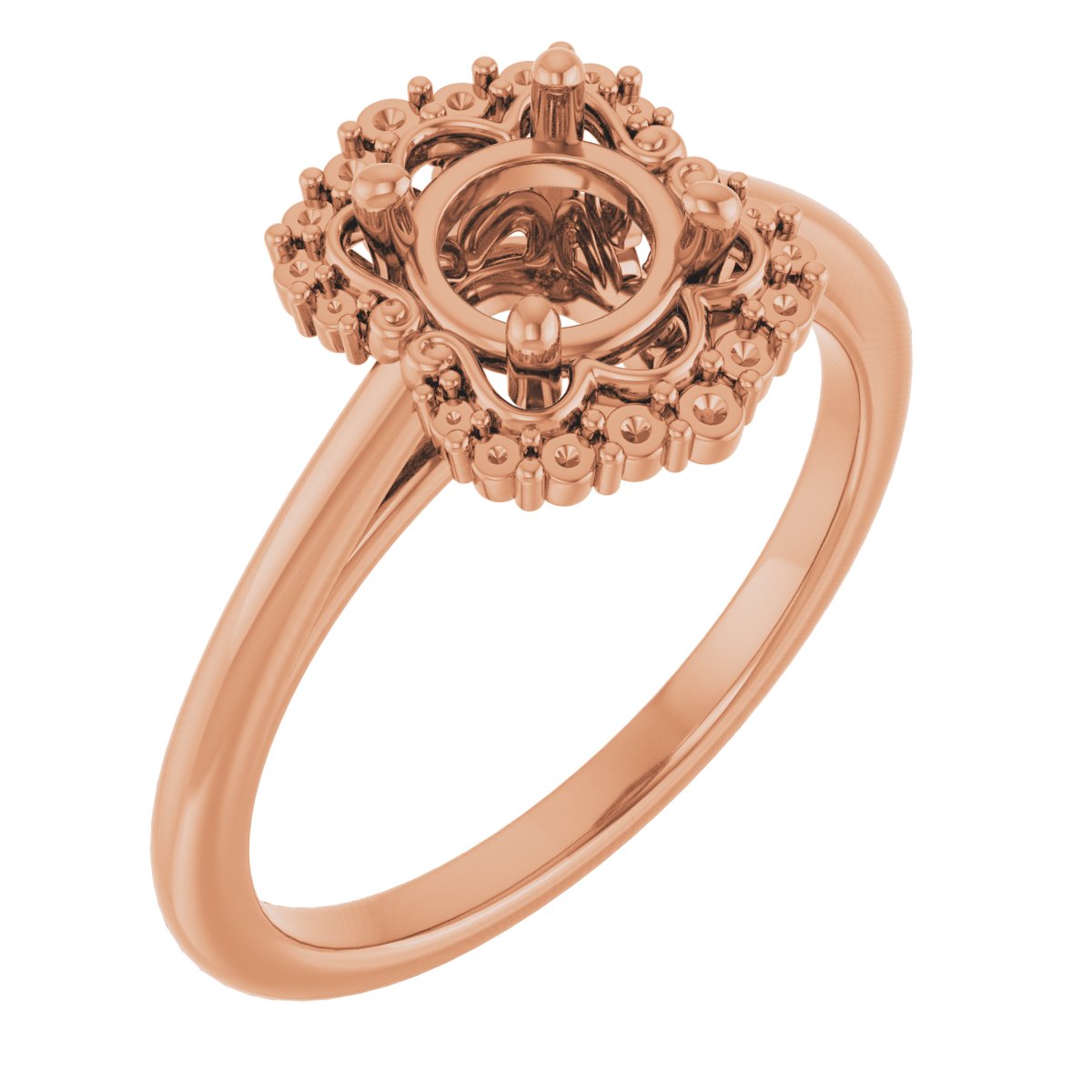 Halo-Style Engagement Ring