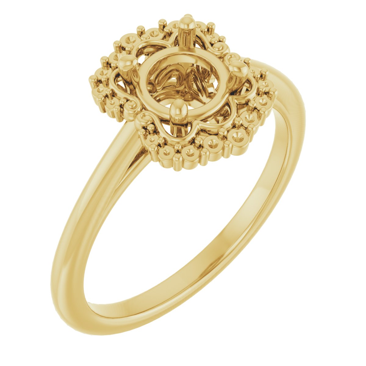 Halo-Style Engagement Ring