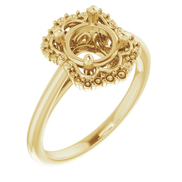 Halo-Style Engagement Ring