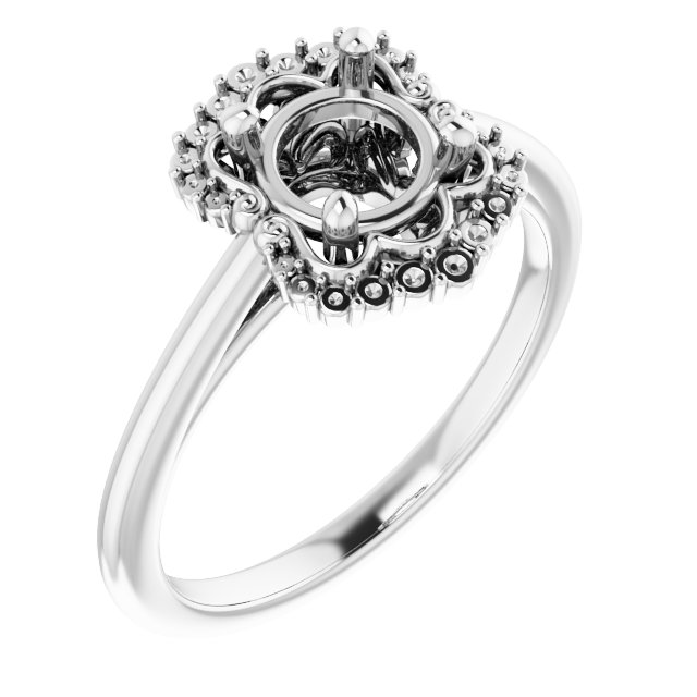 Halo-Style Engagement Ring