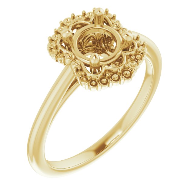 Halo-Style Engagement Ring