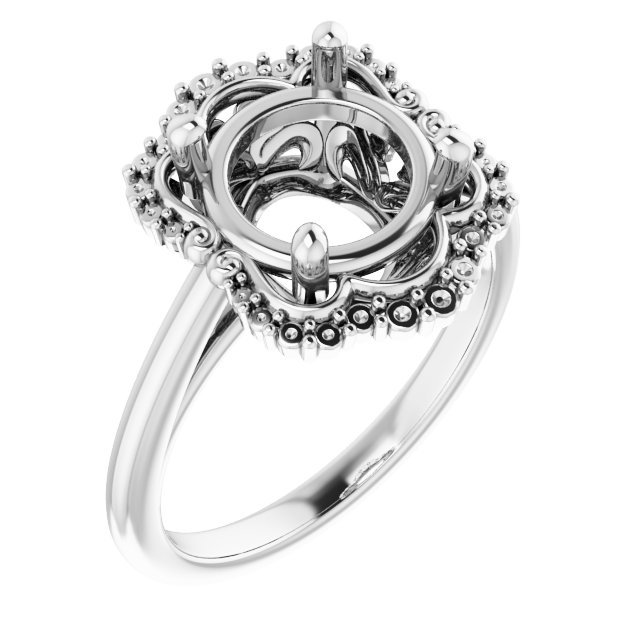 Halo-Style Engagement Ring