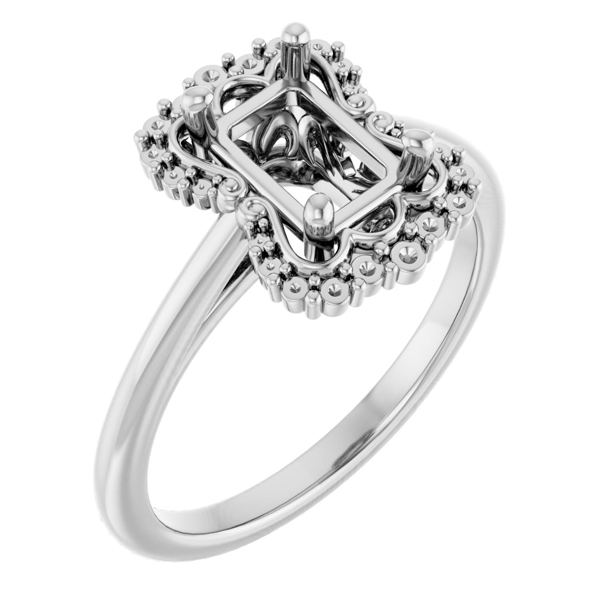 Halo-Style Engagement Ring