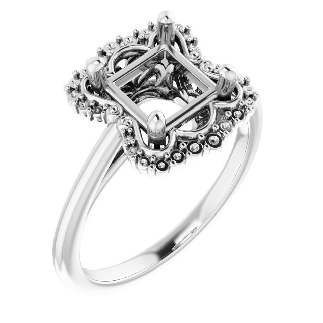 Halo-Style Engagement Ring