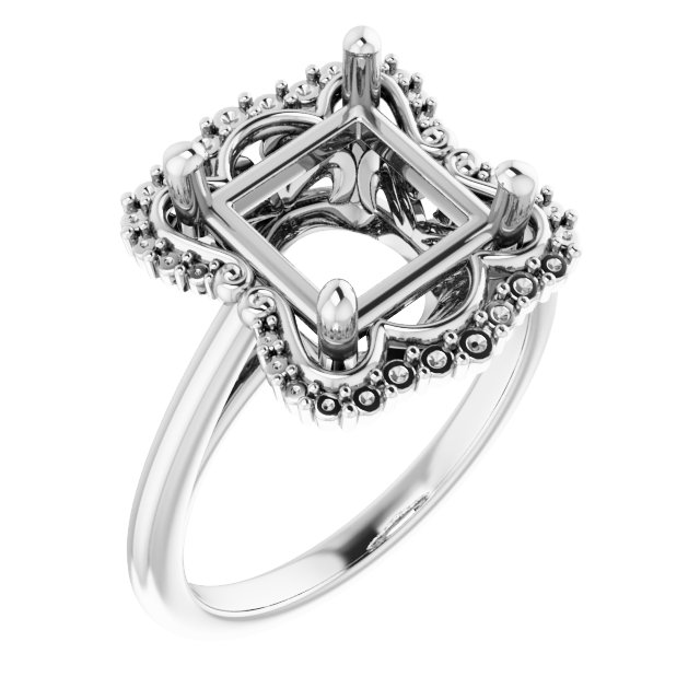 Halo-Style Engagement Ring
