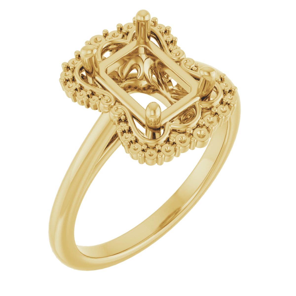 Halo-Style Engagement Ring