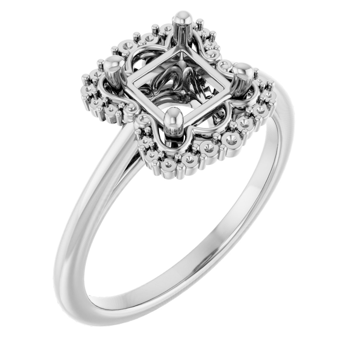 Halo-Style Engagement Ring