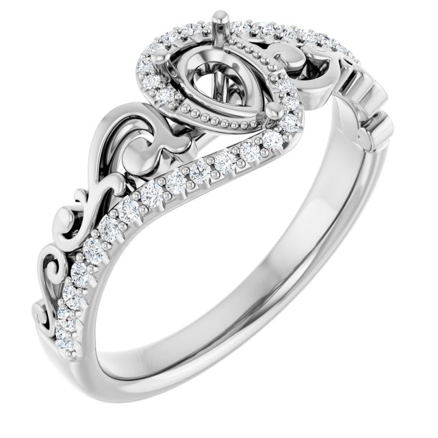 14k White Gold