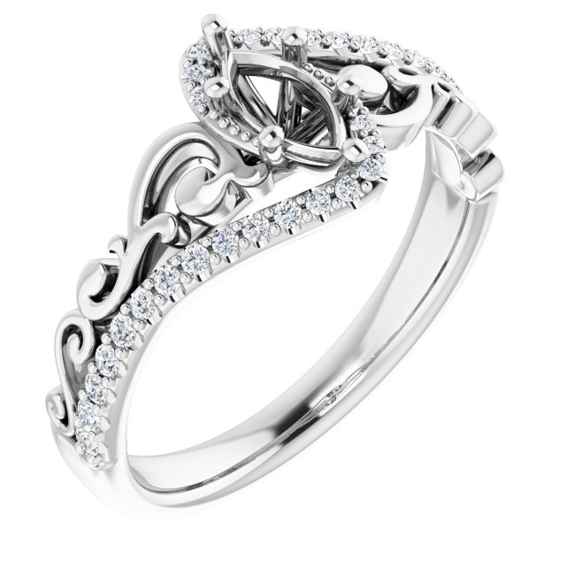 14k White Gold