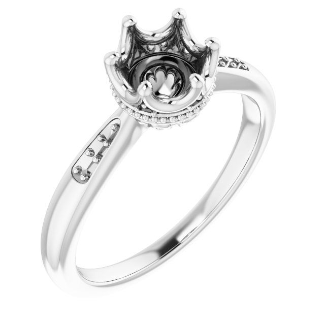 Accented Crown Ring