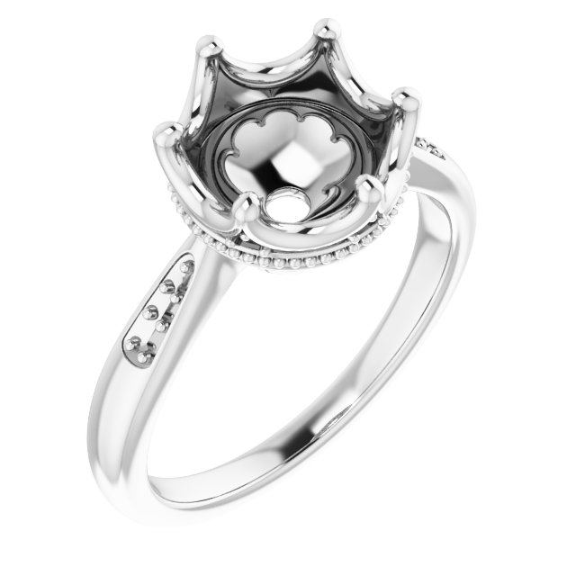 Accented Crown Ring