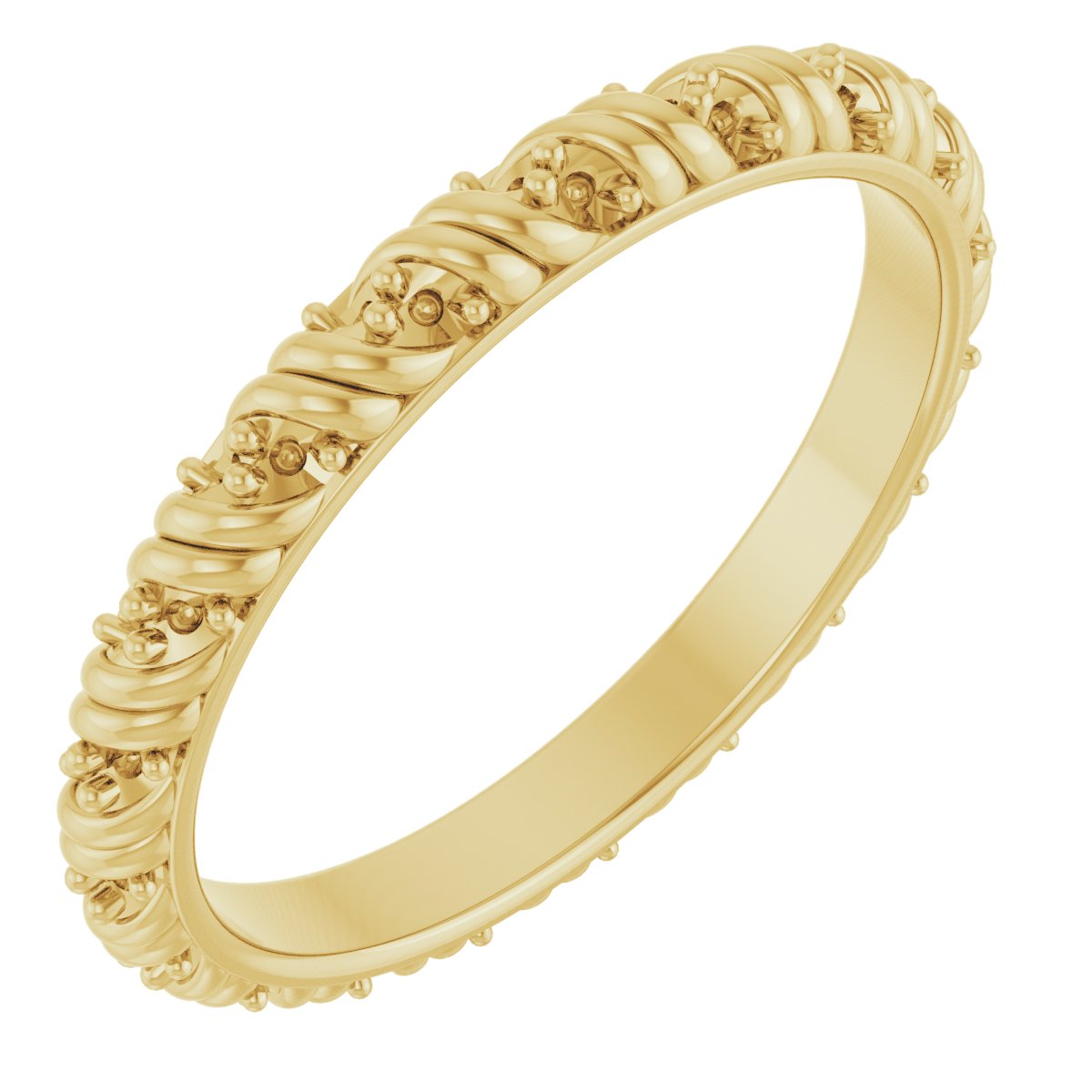 14K Yellow .167 CTW Diamond Eternity Band Size 7 Ref 16620132