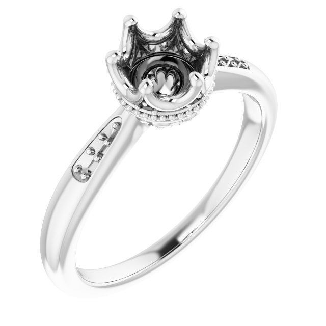 Accented Crown Ring