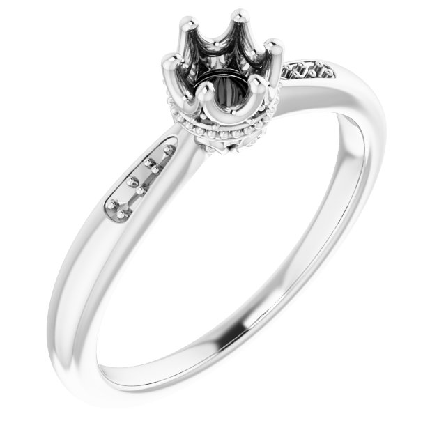 Accented Crown Ring