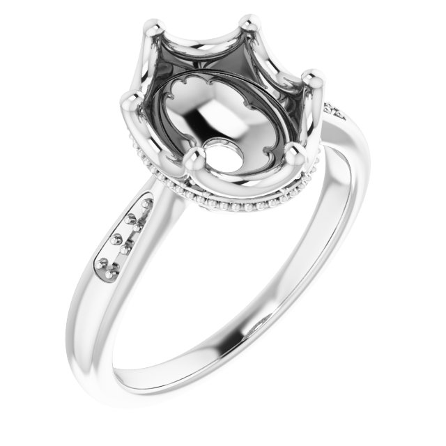 Accented Crown Ring
