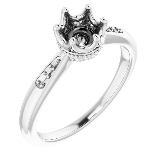 Accented Crown Ring
