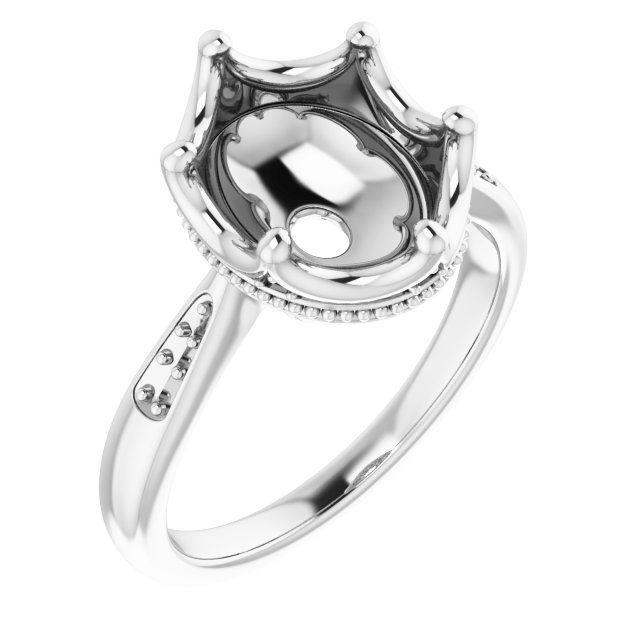 Accented Crown Ring