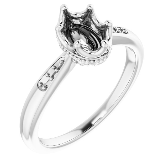 Accented Crown Ring