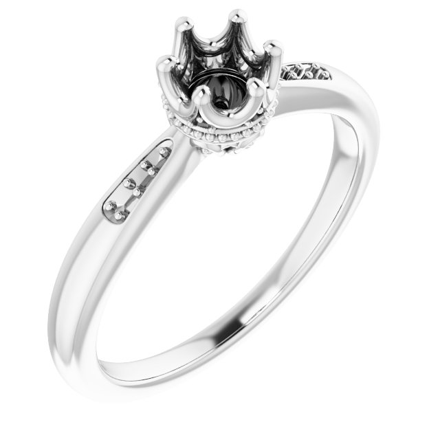 Accented Crown Ring
