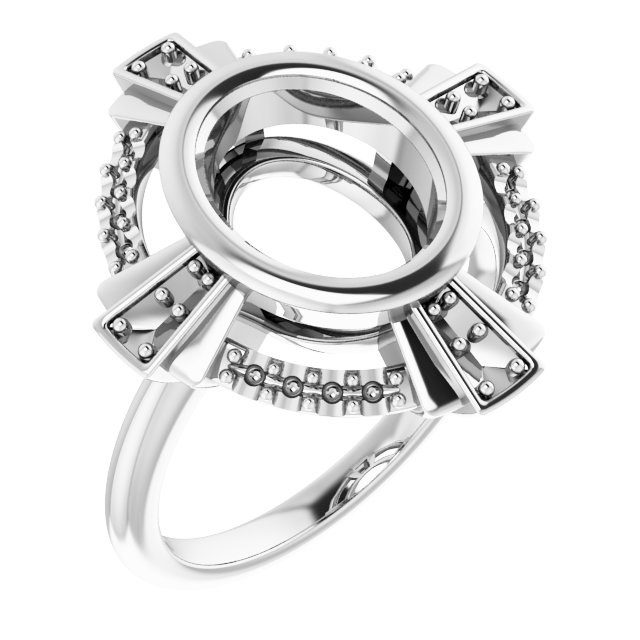 Bezel-Set Accented Ring