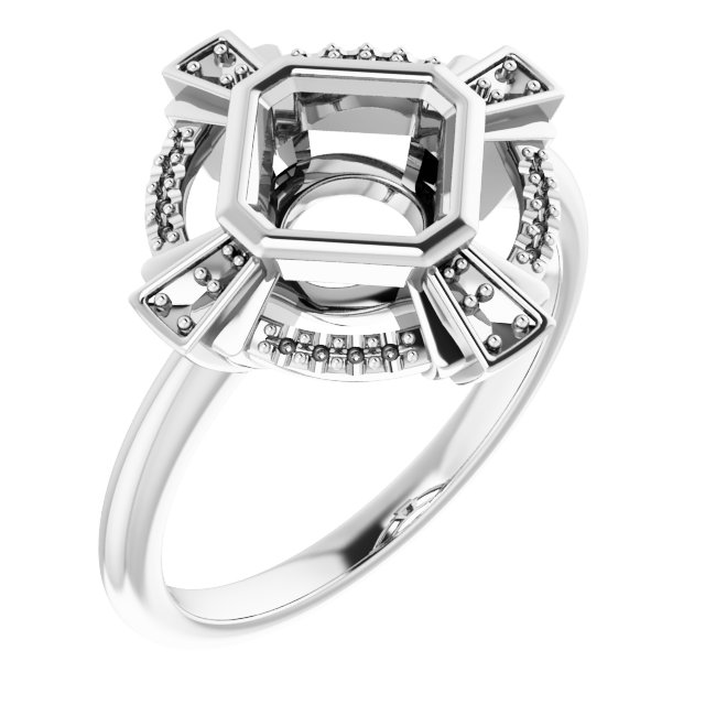 Bezel-Set Accented Ring